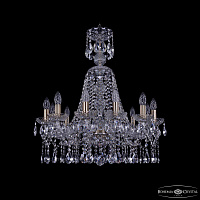Большая хрустальная люстра Bohemia IVELE Crystal 1413/12/220/XL-73 Pa