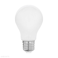 Лампа светодиодная филаментная "Милки" A60 , 8W (E27), 2700K, 806lm, опал. стекло EGLO LM_LED_E27 11