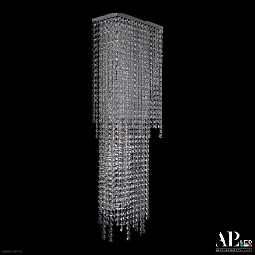 Бра хрустальное светодиодное APL LED Rimini S500.B3.25-75.B.4000