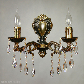 Бра AMBIENTE Leon 2128/2 PB Tear Drop
