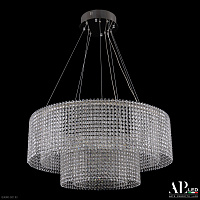 Хрустальная подвесная светодиодная люстра APL LED Sicilia SH02.73.2D.A.Ni.4000