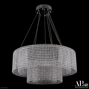 Хрустальная подвесная светодиодная люстра APL LED Sicilia SH02.73.2D.A.Ni.4000