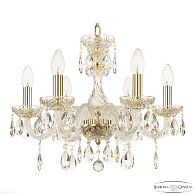 Хрустальная подвесная люстра Bohemia IVELE Crystal 117/6/165 G