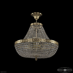 Хрустальная подвесная люстра Bohemia IVELE Crystal 19051/H1/45IV G C1