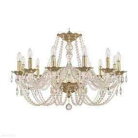 Большая хрустальная люстра Bohemia IVELE Crystal 1601/12/300 G