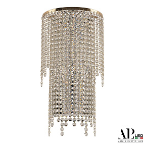 Бра хрустальное светодиодное APL LED Rimini S500.B4.25-50.B.3000.Gold