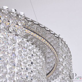 Хрустальная подвесная светодиодная люстра APL LED Sicilia SH02.55.D.Ni.4000