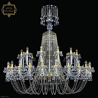Большая хрустальная люстра Bohemia Art Classic 11.26.24+12.530.XL-148.Gd.B