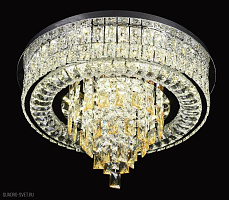 Хрустальная потолочная светодиодная люстра Lumina Deco Terra DDС 6899-600