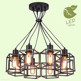 Подвесная люстра Lussole Loft BADGER GRLSP-9541