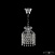 Хрустальный подвесной светильник Bohemia IVELE Crystal 14783/16 Ni R