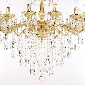 Подвесная хрустальная люстра Bohemia Ivele Crystal 75102/12/250 B GW