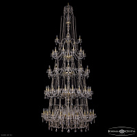 Большая хрустальная люстра Bohemia IVELE Crystal 1411/20+20+10+10+5/460/5d G