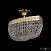 Хрустальная потолочная люстра Bohemia IVELE Crystal 19283/70IV G