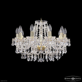 Хрустальная подвесная люстра Bohemia IVELE Crystal 1403/10/195 G