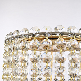 Хрустальная настольная лампа APL LED Sicilia SH500.L3.17-26.B.Gd.E14