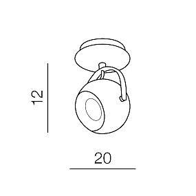 Спот Azzardo Gulia wall AZ1234