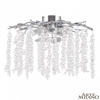Потолочная хрустальная люстра Arte Milano 234001/D500/4/D Cr