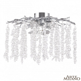 Потолочная хрустальная люстра Arte Milano 234001/D500/4/D Cr