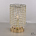 Хрустальная настольная лампа APL LED Sicilia SH500.L3.17-26.A.Gd.E14