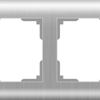 Рамка на 4 поста  (серебряный) Werkel WL12-Frame-04