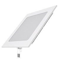 Светодиодный встраиваемый светильник Gauss ультратонкий квадратный IP20 12W 2700K