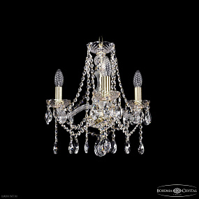 Хрустальная подвесная люстра Bohemia IVELE Crystal 1413/3/141 G