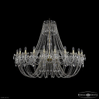 Большая хрустальная люстра Bohemia IVELE Crystal 1406/24/530 G