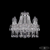 Хрустальная подвесная люстра Bohemia IVELE Crystal 1413/10/141/Ni