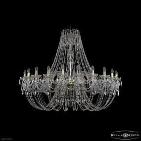 Большая хрустальная люстра Bohemia IVELE Crystal 1406/24/530 G