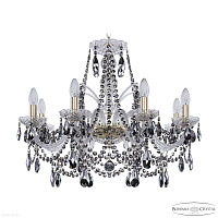 Хрустальная подвесная люстра Bohemia IVELE Crystal 1411/8/240 G R781