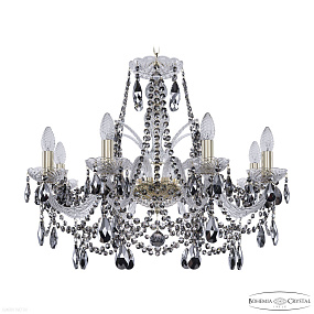Хрустальная подвесная люстра Bohemia IVELE Crystal 1411/8/240 G R781
