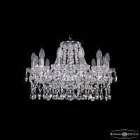 Хрустальная подвесная люстра Bohemia IVELE Crystal 1413/12/200/Ni
