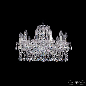Хрустальная подвесная люстра Bohemia IVELE Crystal 1413/12/200/Ni
