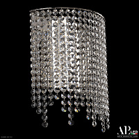 Бра хрустальное светодиодное APL LED Rimini S500.B5.25-27.B.4000