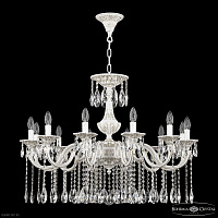 Большая хрустальная люстра Bohemia IVELE Crystal AL78101/12/300 A WMG