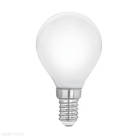 Лампа светодиодная P45,5W, 470lm, 2700K, опаловое стекло EGLO LM_LED_E14 12548