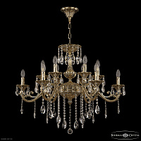 Большая хрустальная люстра Bohemia IVELE Crystal 70123/12/320 B GB