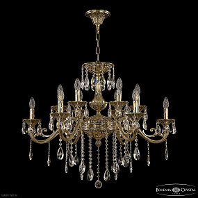 Большая хрустальная люстра Bohemia IVELE Crystal 70123/12/320 B GB