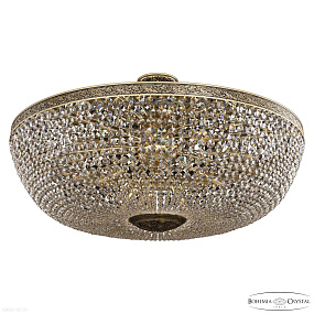 Большая хрустальная люстра Bohemia IVELE Crystal AL19111/100OL AGB