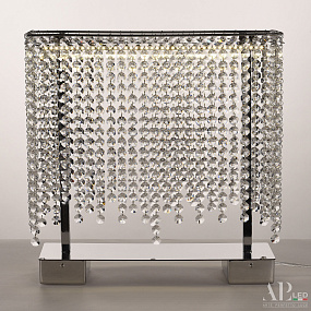 Хрустальная светодиодная настольная лампа APL LED Rimini S500.L1.40.B.4000