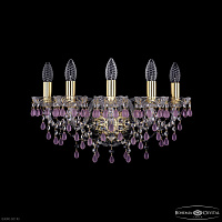 Бра с хрусталем Bohemia IVELE Crystal 1410B/5/160 G V7010
