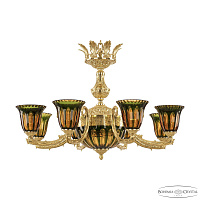 Подвесная люстра Bohemia Ivele Crystal Florence 71212P/8/210 G P2 U Amber-Green/H-1H Y8