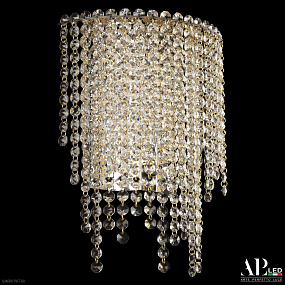 Бра хрустальное светодиодное APL LED Sicilia SH500.B4.25-32.B.Gd.3000
