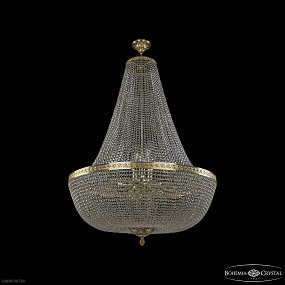 Большая хрустальная люстра Bohemia IVELE Crystal 19051/H2/100IV G C1