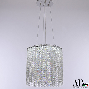 Хрустальный светодиодный подвесной светильник APL LED Sicilia SH01.35.A.LED -DIM.Ni