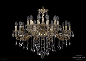 Люстра подвесная Bohemia IVELE Crystal  1703/20/320/B/GI