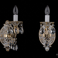 Бра литое с хрусталем Bohemia IVELE Crystal 1702B/1/175 A/GW