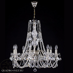 Люстра подвесная ARTGLASS ARIANA VIII. NICKEL