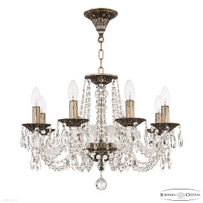 Хрустальная подвесная люстра Bohemia IVELE Crystal AL16302/8/195 SGB